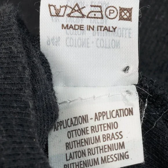 Brunello Cucinelli Grey Cotton-Knit Monili-Bead Pullover - Picture 9 of 10